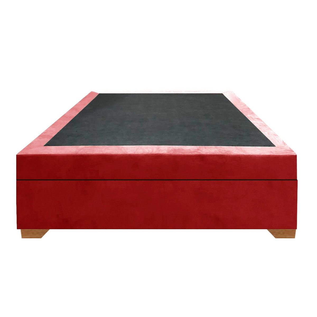 MAGIC CLASS - BASE CAMA BAÚL HIDRÁULICA 140X190 MICROFIBRA ROJO