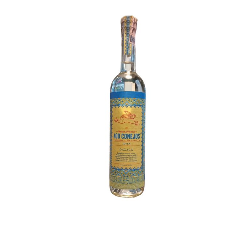 GENERICO - MEZCAL ARTESANAL  400 CONEJOS  JOVEN  100 % AGAVE 700 ML
