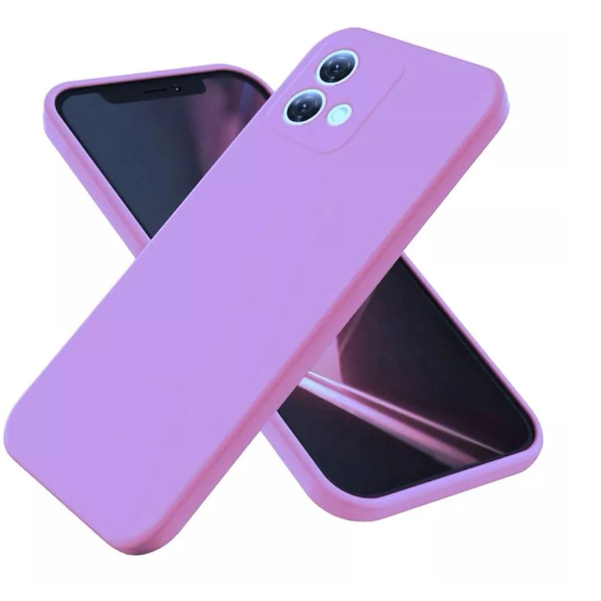 GENERICO - Funda Protectora en Silicone Case Para Motorola G24 Lila