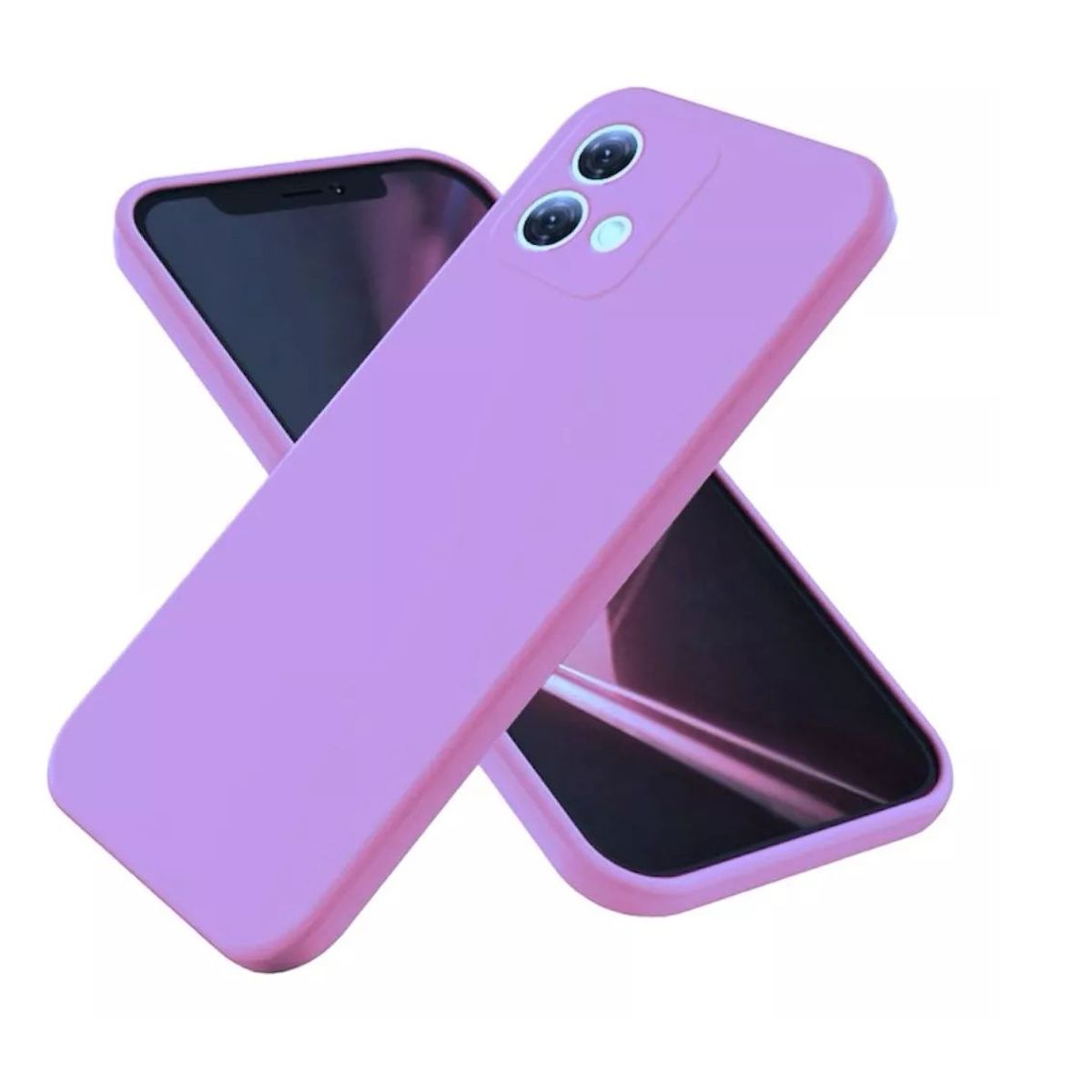 GENERICO - Funda Protectora en Silicone Case Para Motorola G24 Lila