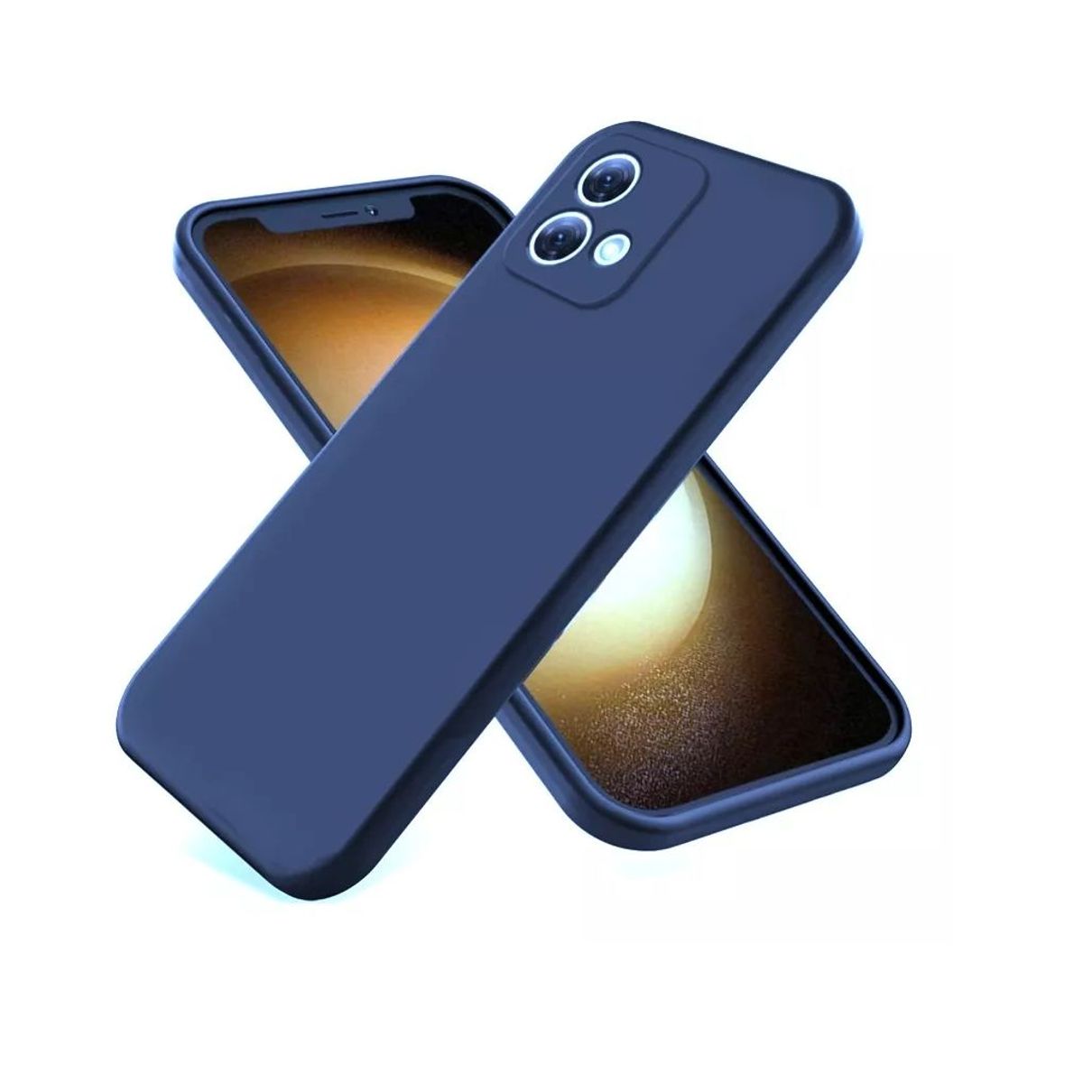 GENERICO - Funda Protectora en Silicone Case Para Motorola G24 Azul