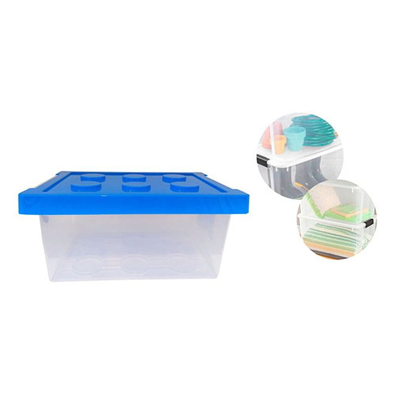 GENERICO - Caja Canasta Almacenamiento Cesta Plástica Organizadora 57L