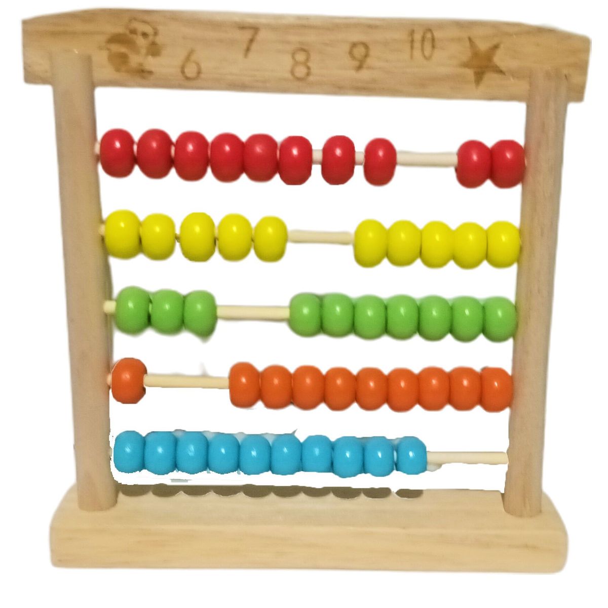 GENERICO - Super Abaco Matemático 5 Líneas Cálculos Rápidos Para Niños