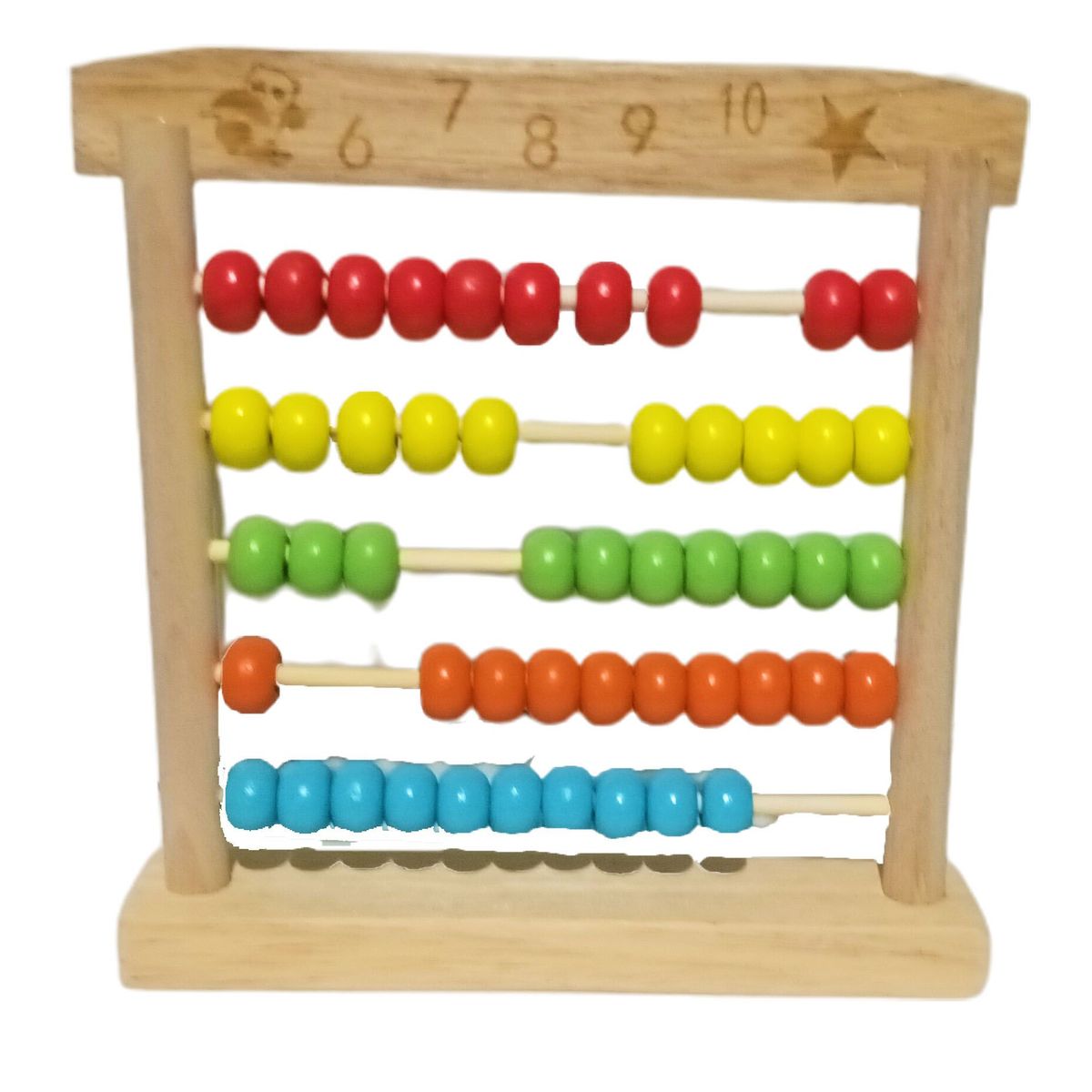 GENERICO - Super Abaco Matemático 5 Líneas Cálculos Rápidos Para Niños