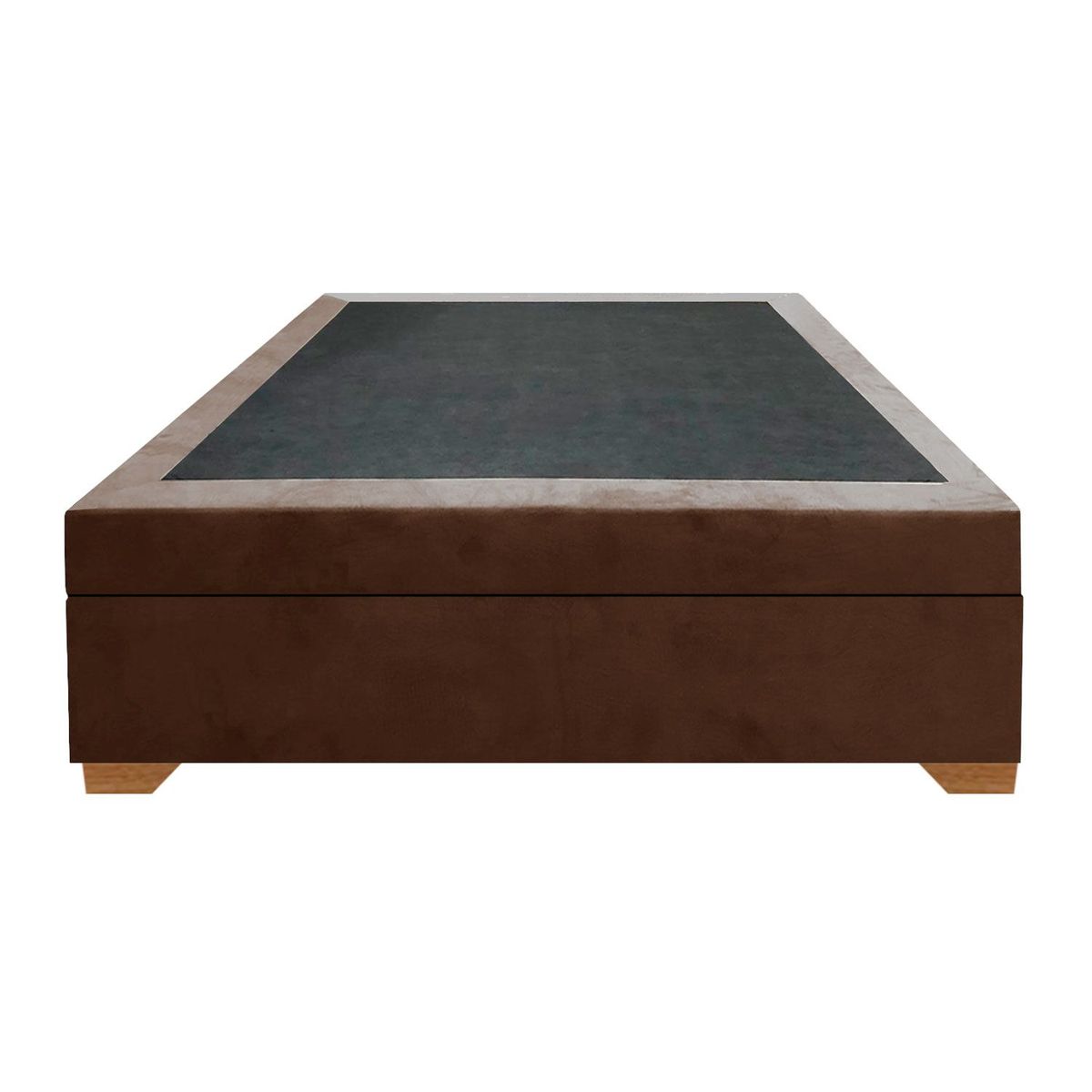 MAGIC CLASS - BASE CAMA BAÚL HIDRÁULICA 140X190 MICROFIBRA CAFÉ