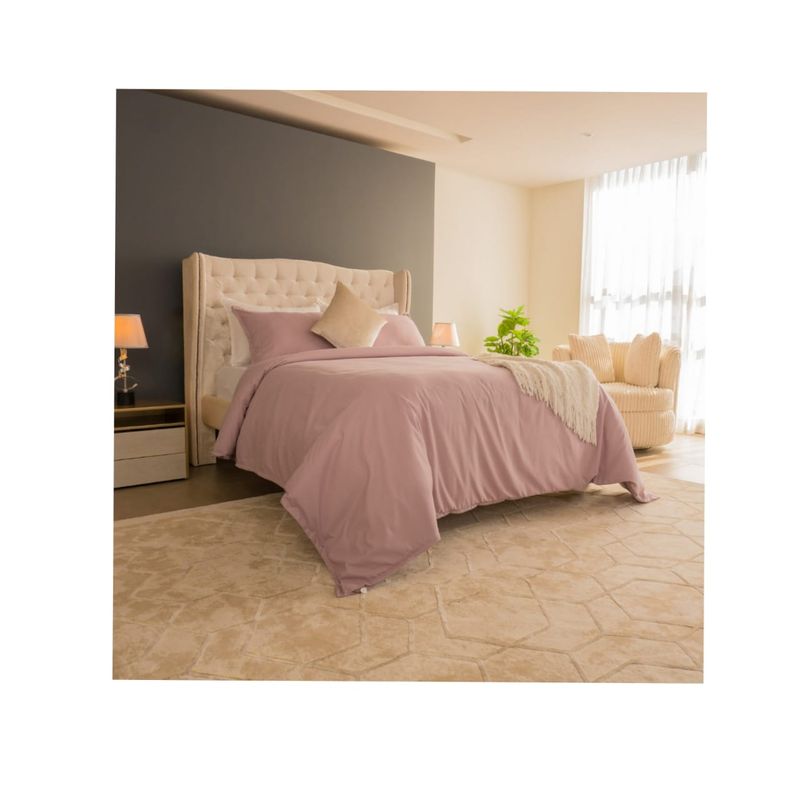 AMARE HOME - Duvet cover Malva Doble - Colección Pastello.