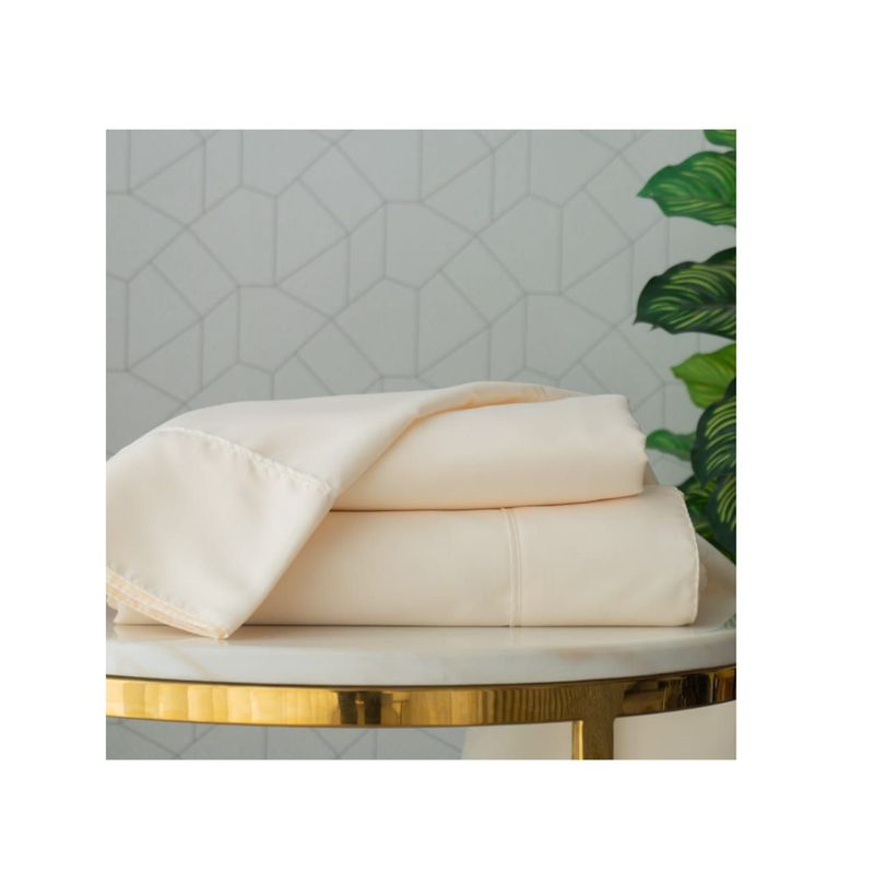 AMARE HOME - Juego de Sábanas Chantilly para cama Queen - Pastello