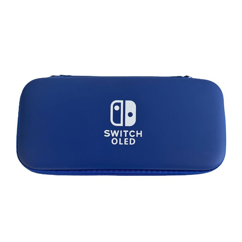 GENERICO - Estuche Rigido Nintendo Switch Oled Color Azul.