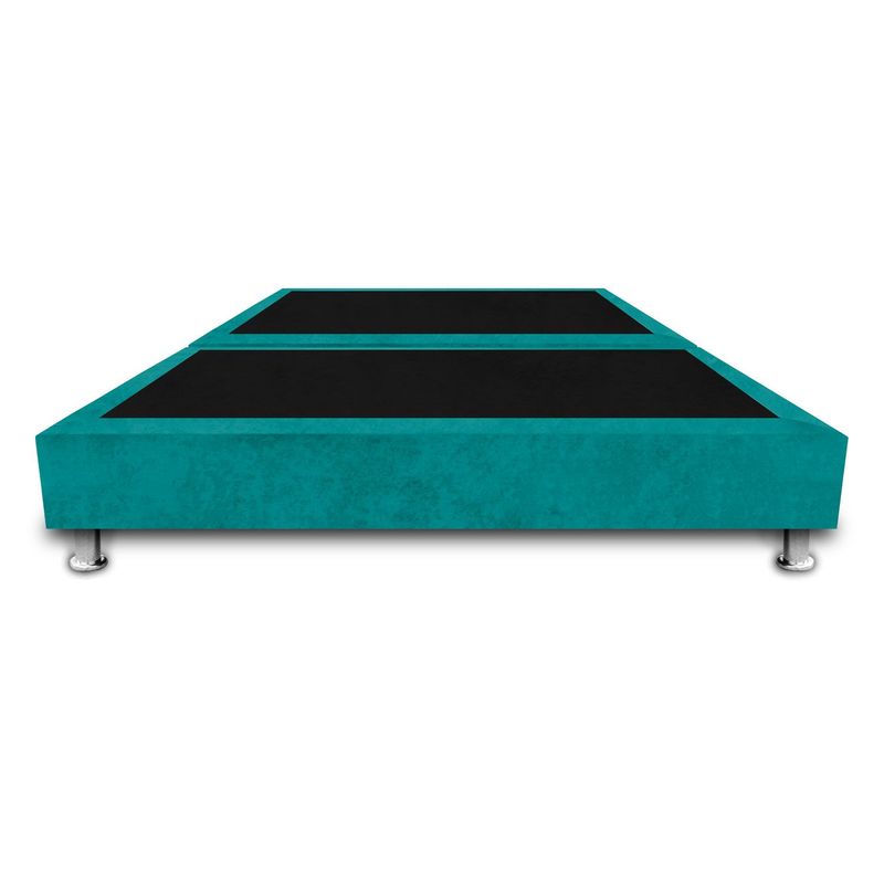 MAGIC CLASS - BASE CAMA SOMMIER DIVIDIDA 120x190 ECOCUERO AZUL
