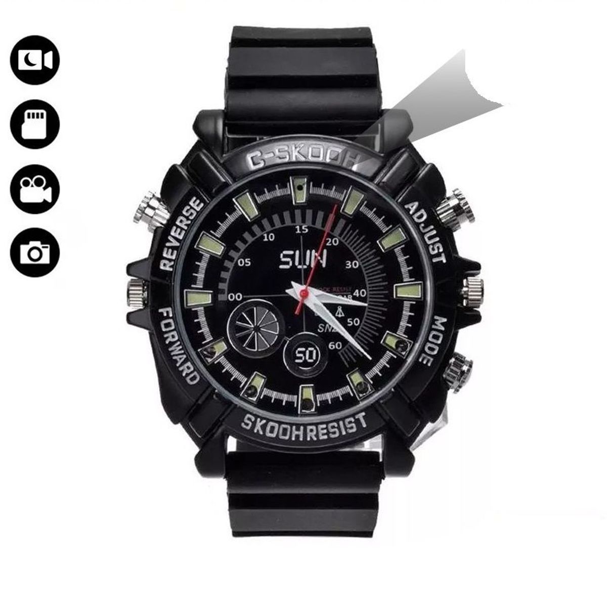 OEM - reloj camara espia graba video hd con audio fotos