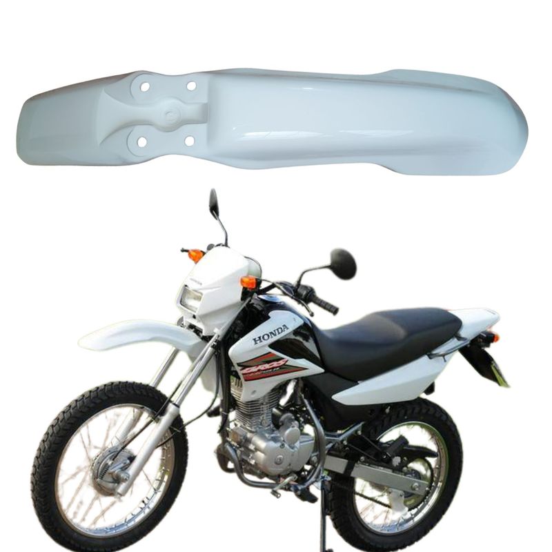 GENERICO - GUARDABARRO DELANTERO HONDA NXR 125 BROSS BLANCO