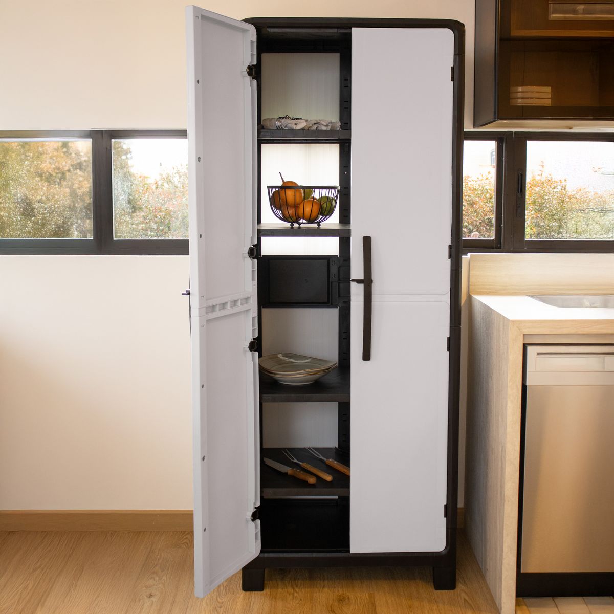 PLASTICOS MQ - Armario Organizador Grande Multiusos Exterior e Interior Mq