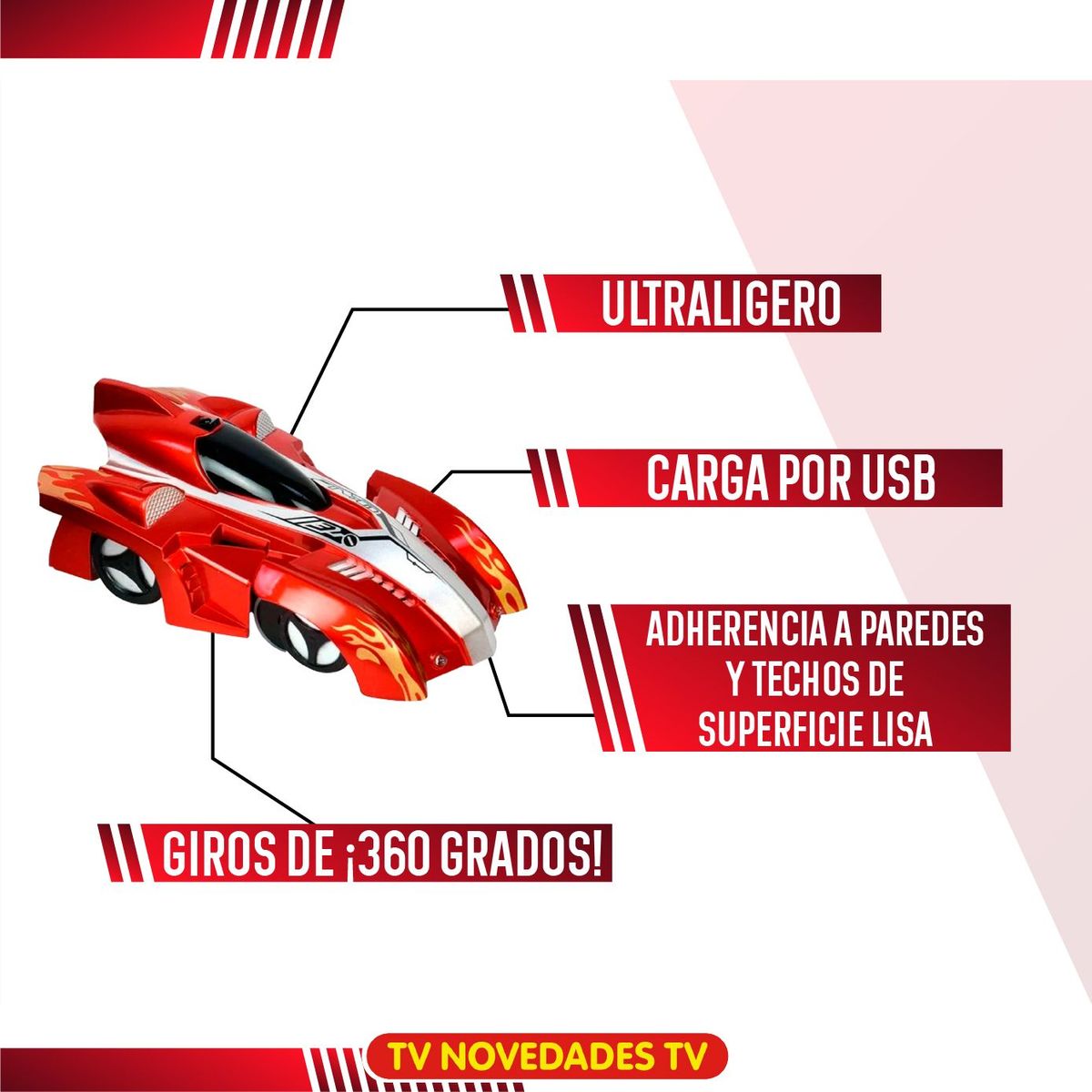TV NOVEDADES - Autos Control Remoto Antigravedad Flash Car Oferta X2
