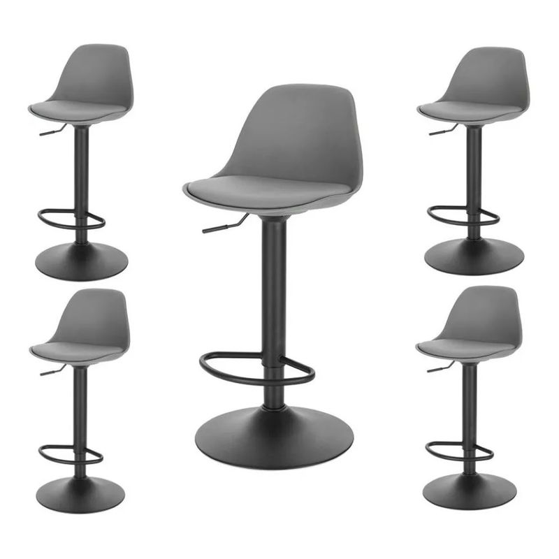 MOBLIHOUSE - Set X5 Silla Bar Con Altura Ajustable Diseño Ergonómico