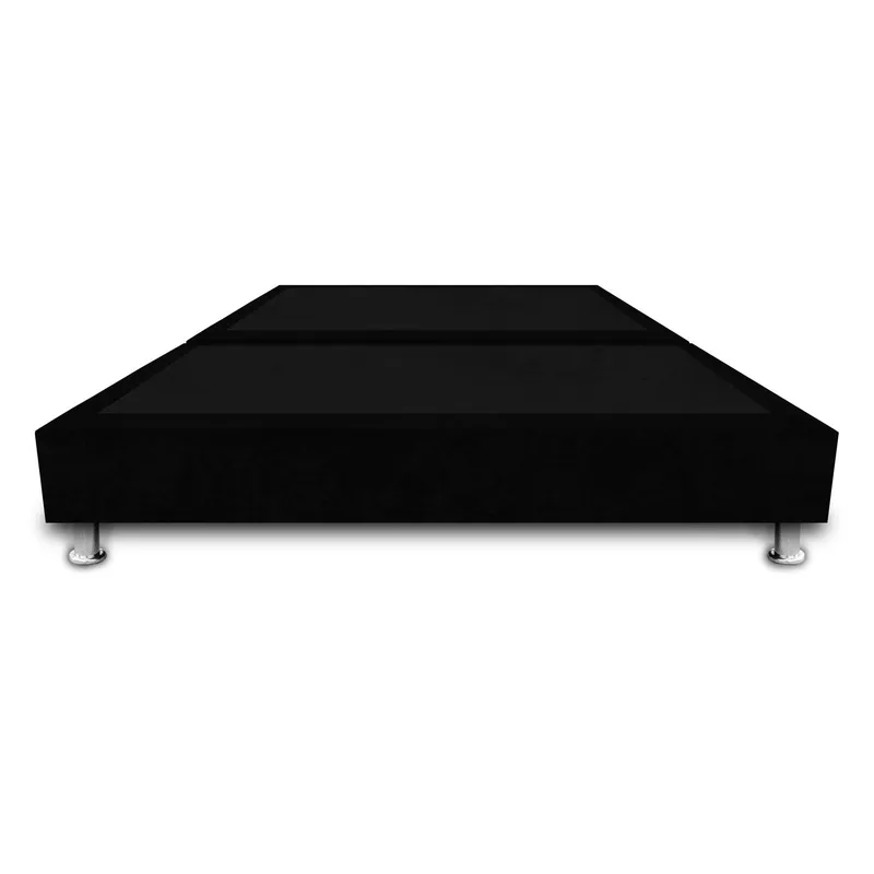 MAGIC CLASS - BASE CAMA SOMMIER DIVIDIDA 120x190 MICROFIBRA NEGRO