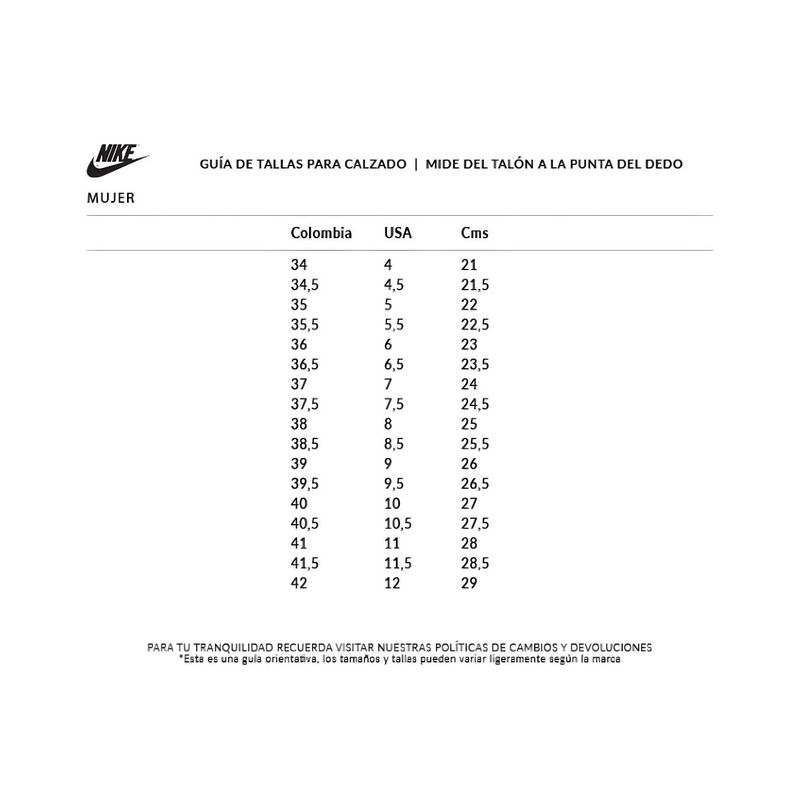 TENIS NIKE MUJER AIR MAX SYSTEM BLANCO NEGRO NIKE