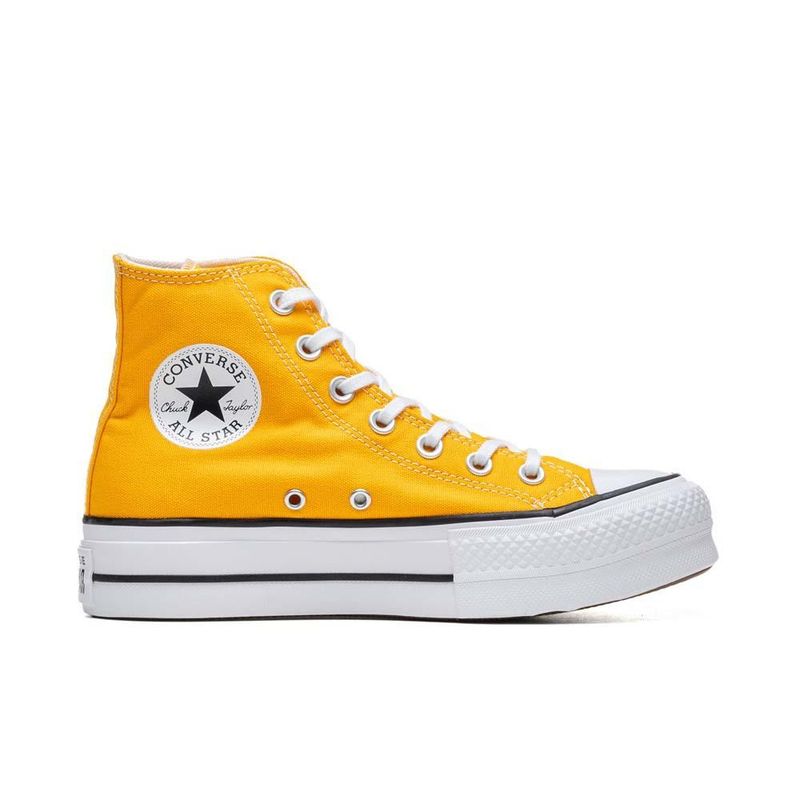 CONVERSE - Tenis Converse Botas Chuck Taylor Star Lift Mujer-Amarillo