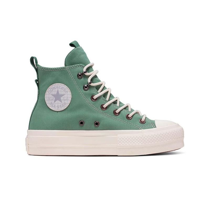 CONVERSE - Tenis Converse Botas Chuck Taylor All Star Lift Mujer-Verde