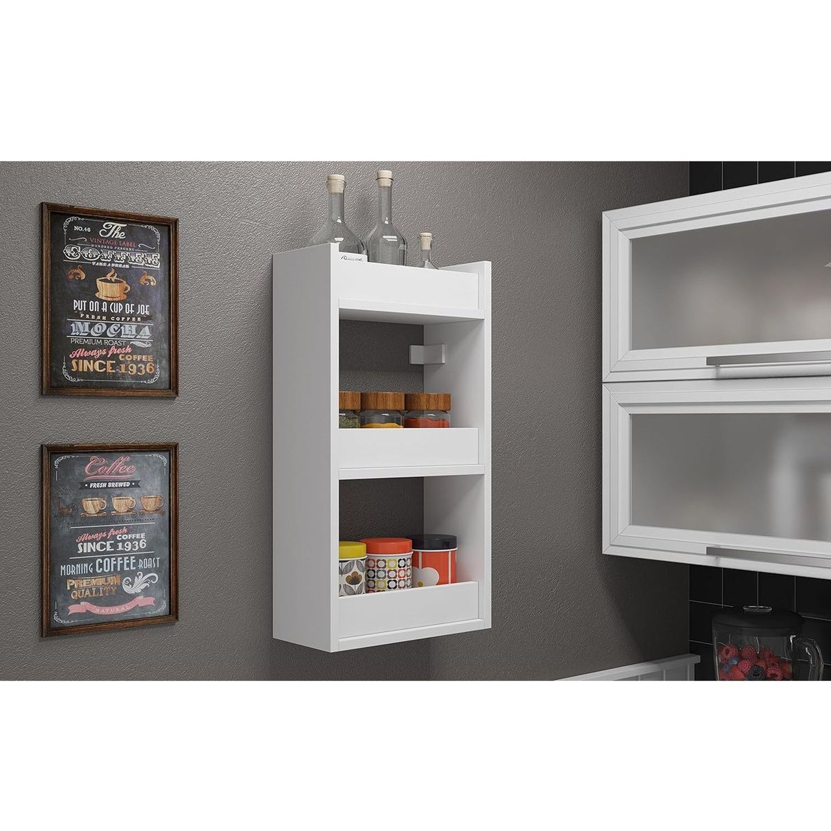 BRV - Estante Decorativo Blanco BPL 22-06