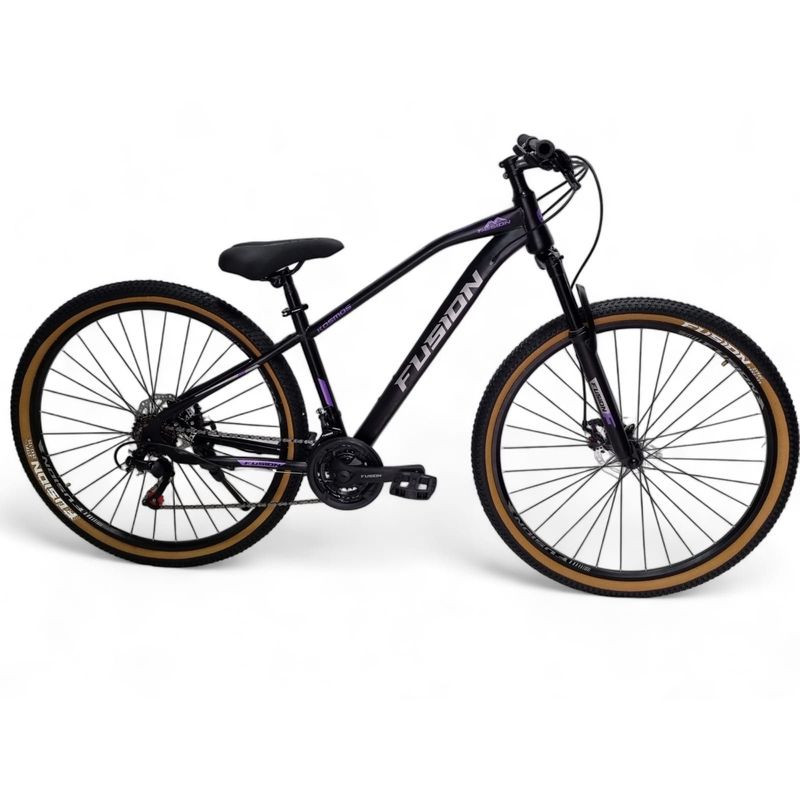 FUSION - Bicicleta Fusion Kosmos Rin 29 acero 24 vel Negro/Morado-