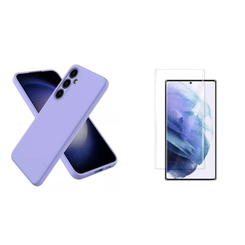 GENERICO - Silicone Case Para Samsung S24 Plus mas Vidrio