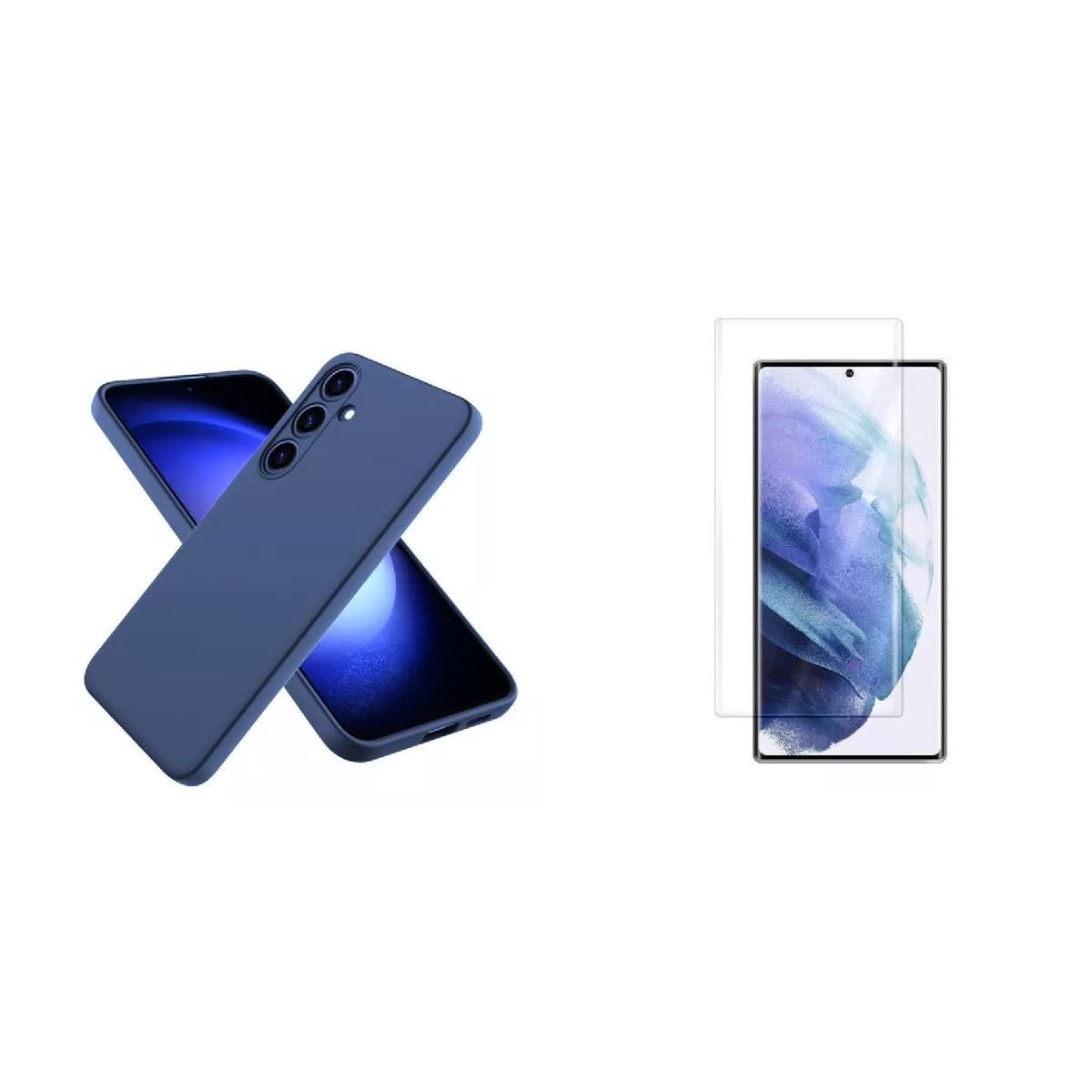 GENERICO - Silicone Case Para Samsung S24 Plus mas Vidrio