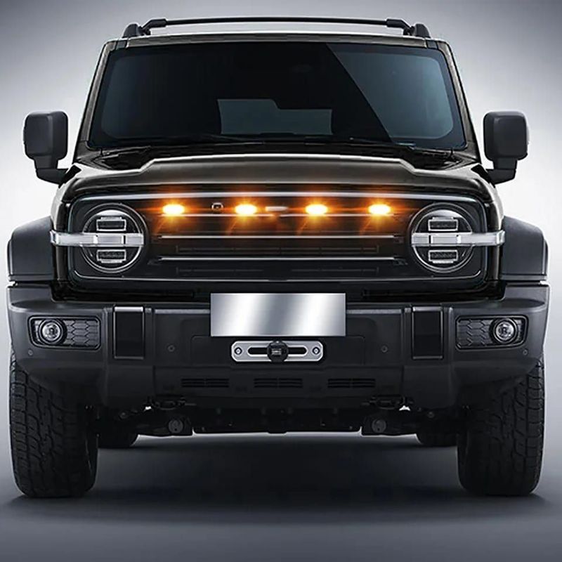 UNIVERSAL - Luces Led De Lujo Para Persiana Parrilla Tipo Toyota Ford
