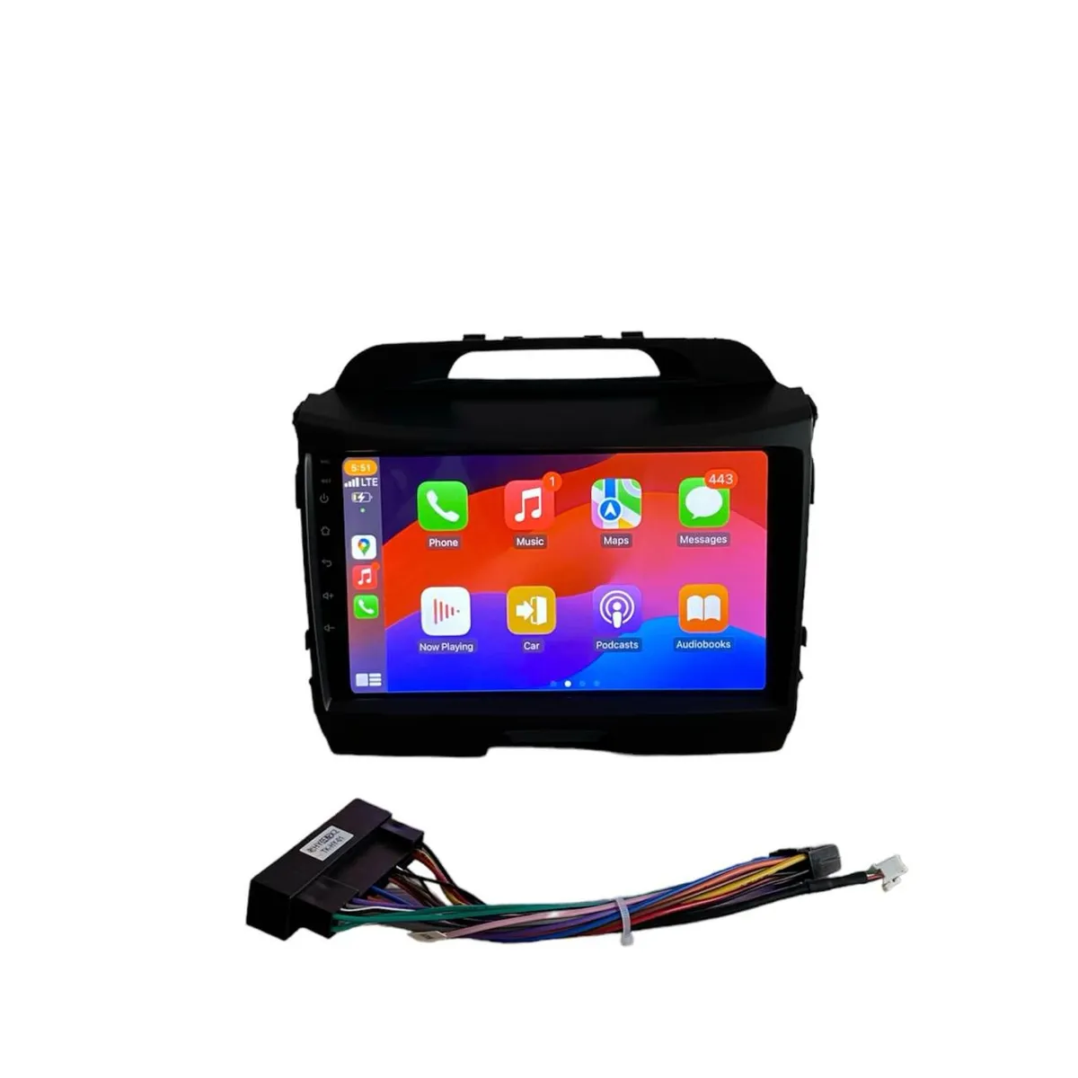 GENERICO - KIA SPORTAGE 2010-2015 Radio pantalla Android 9 pulgadas, CarPlay