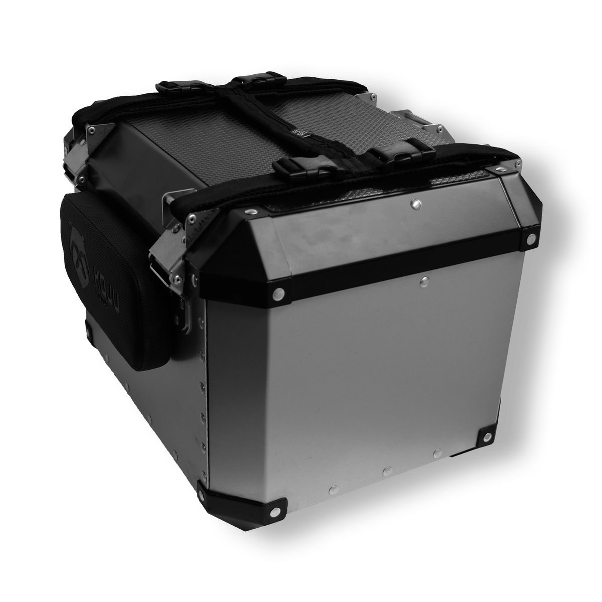 KOJU - Maletero en aluminio para moto-37L con accesorios KOJU