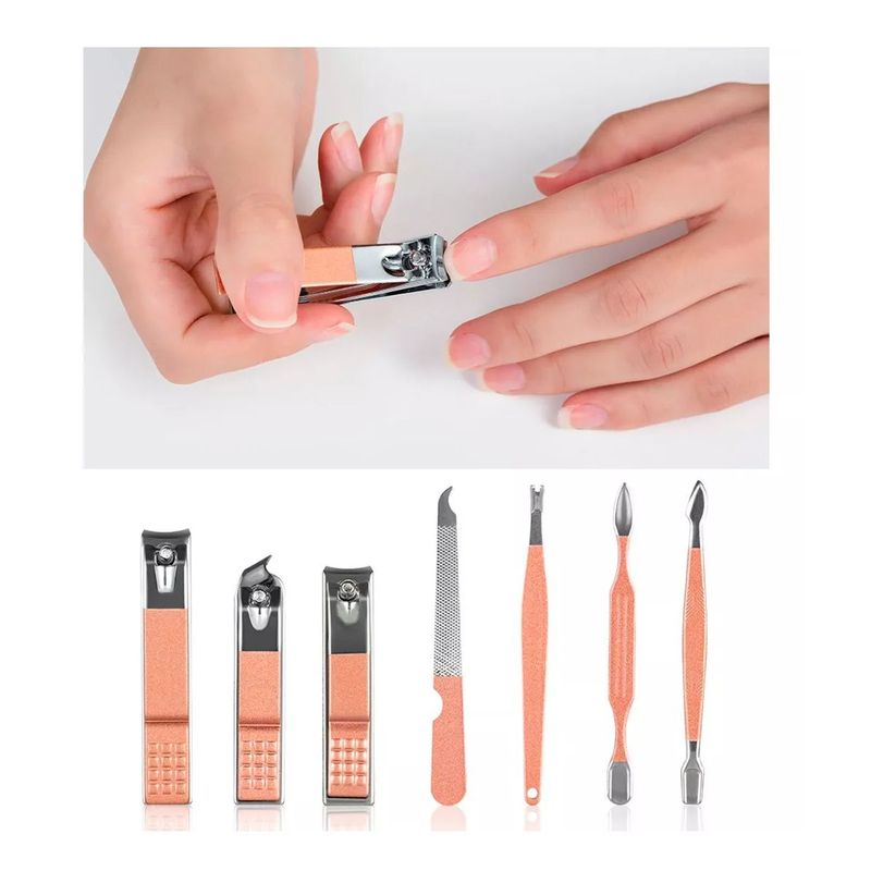GENERICO - Juego De Manicura Aseo Limpieza Pedicure Acero