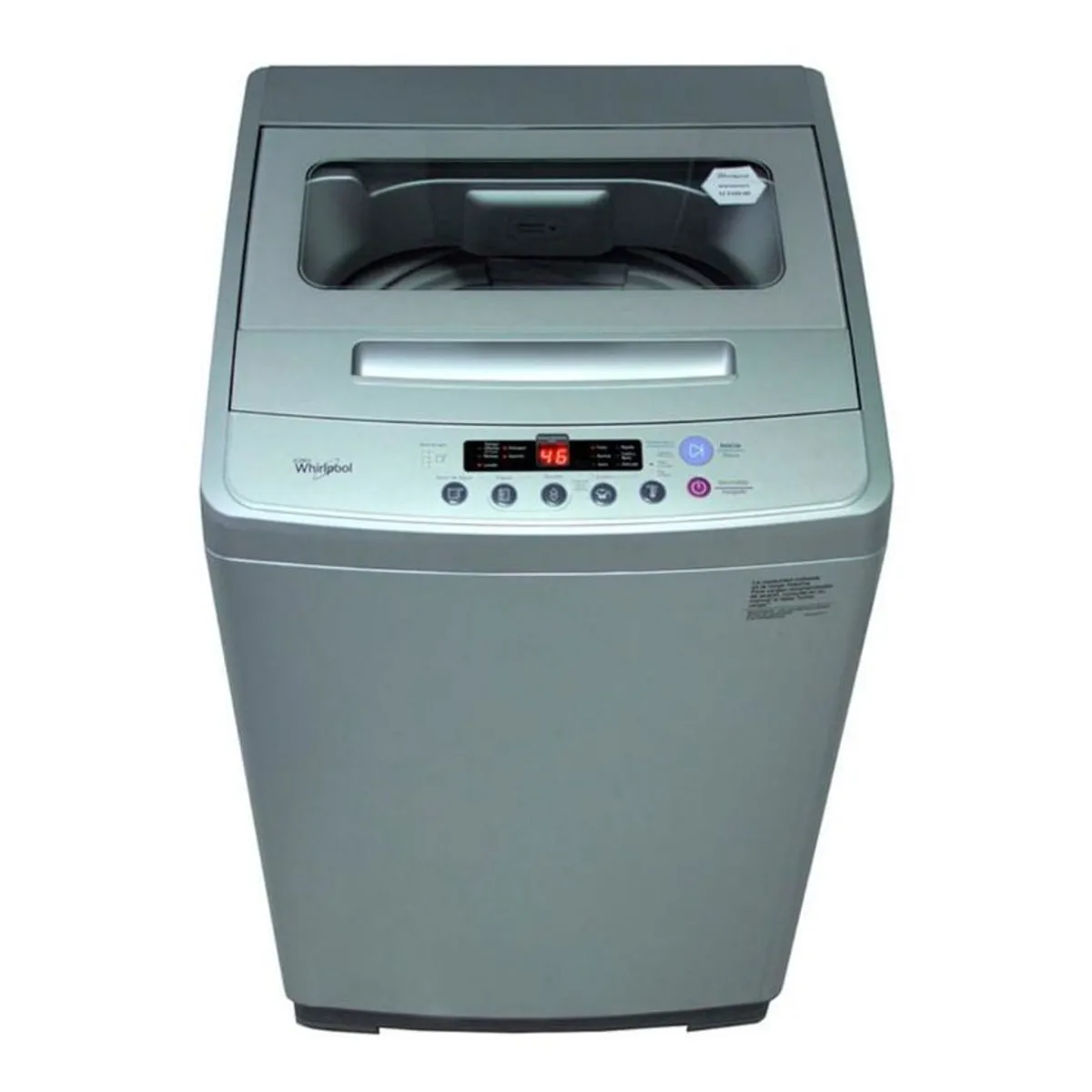 WHIRLPOOL - Lavadora whirlpool carga superior 10 kilogramos wwi10ashls plateado