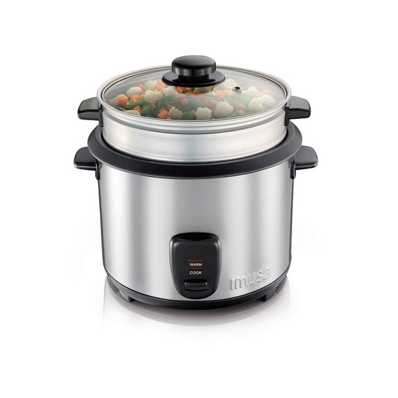 IMUSA - Olla arrocera imusa 10 tazas inox plateado