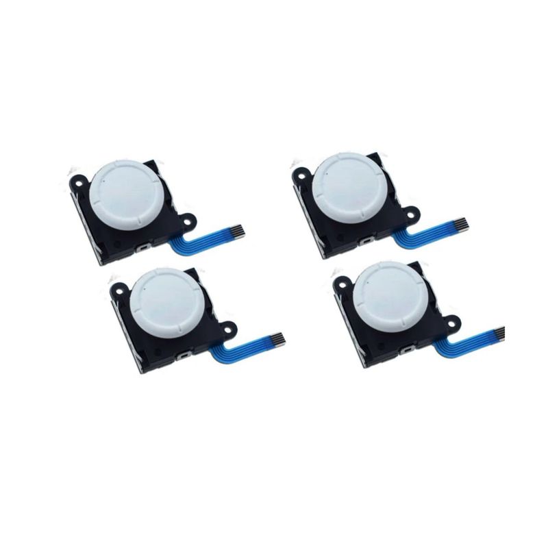 GENERICO - 4 Joystick Análogo Repuesto Para Joycon Blancos Switch