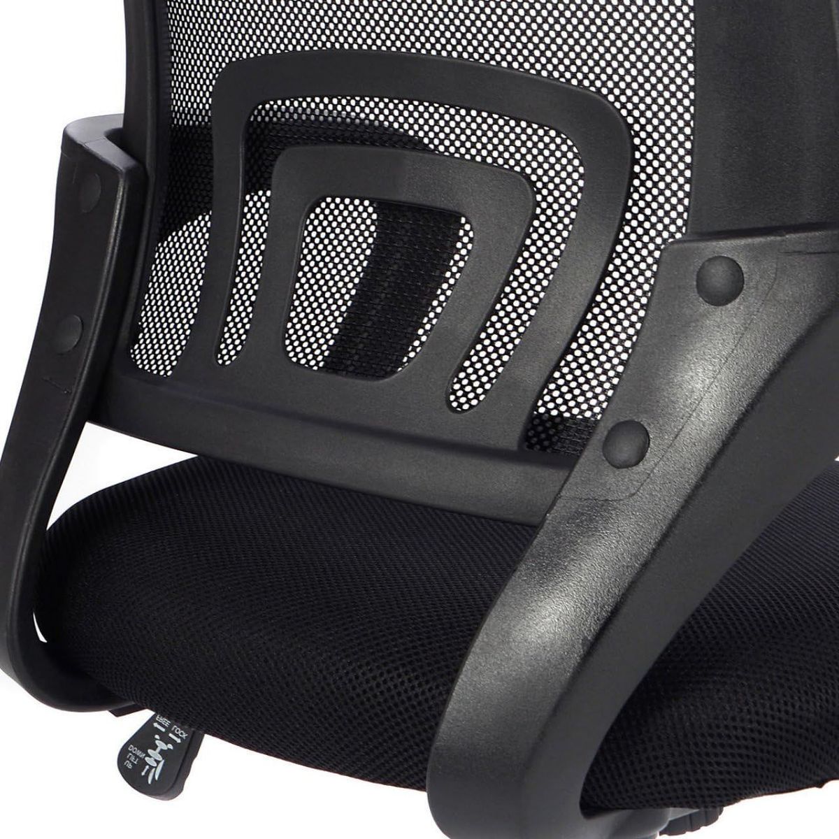 MOBLIHOUSE - Set X2 Silla De Oficina Secretarial Promoción Negra