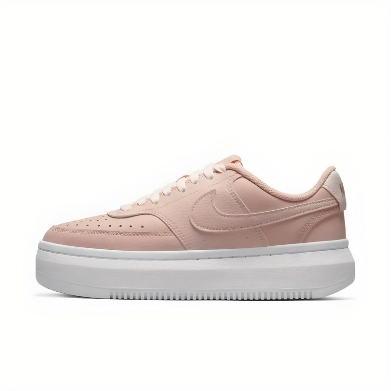 NIKE - TENIS NIKE MUJER COURT VISION ALTA ROSA BLANCO