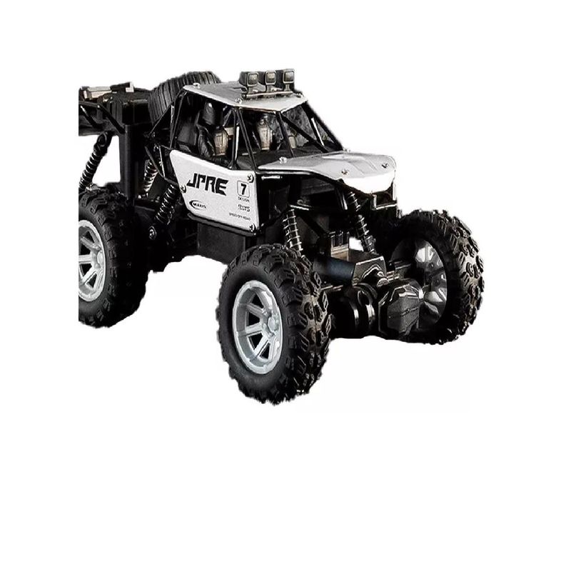 GENERICO - Carro Control Remoto Camioneta Juguete Niños Recargable Plateado