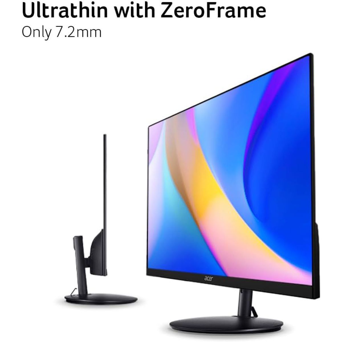 ACER - Monitor ACER 24 Pulgadas SH242Y FullHD Zero Frame 100Hz