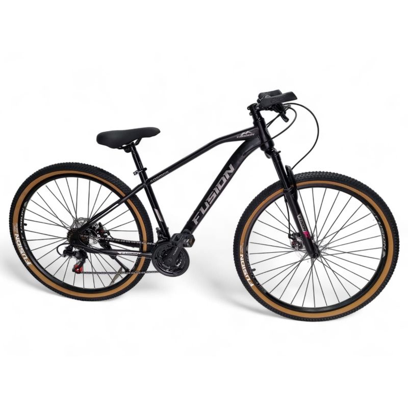 FUSION - Bicicleta Fusion Kosmos Rin 29 acero 24 vel Negro/Gris