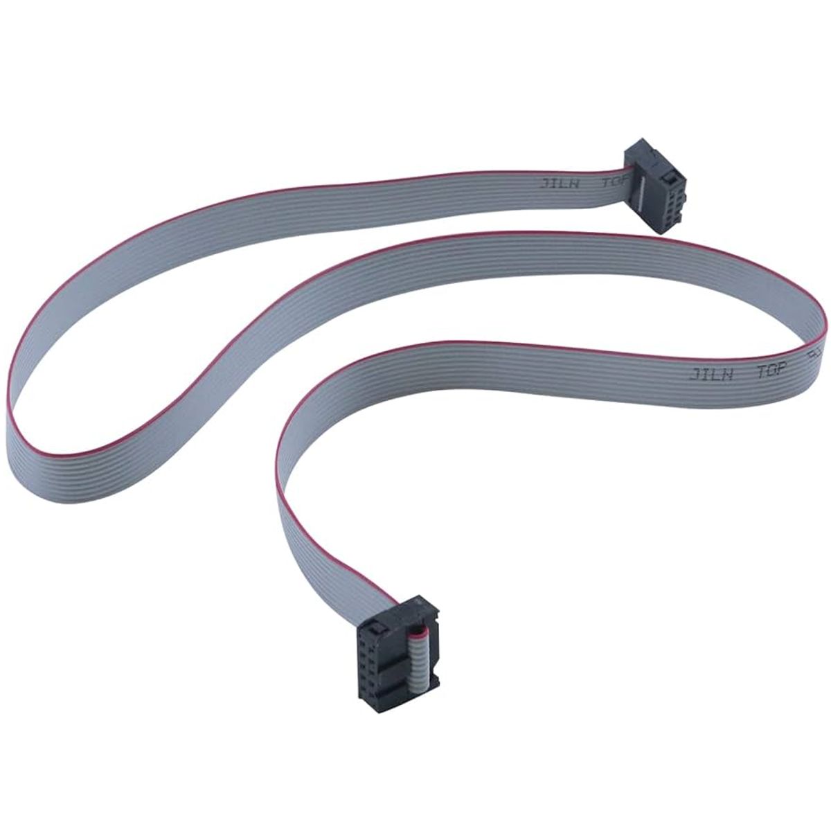 GENERICO - Cable Ribbon FC JTAG Plano 10 Pines 2.54mm Longitud 30cm