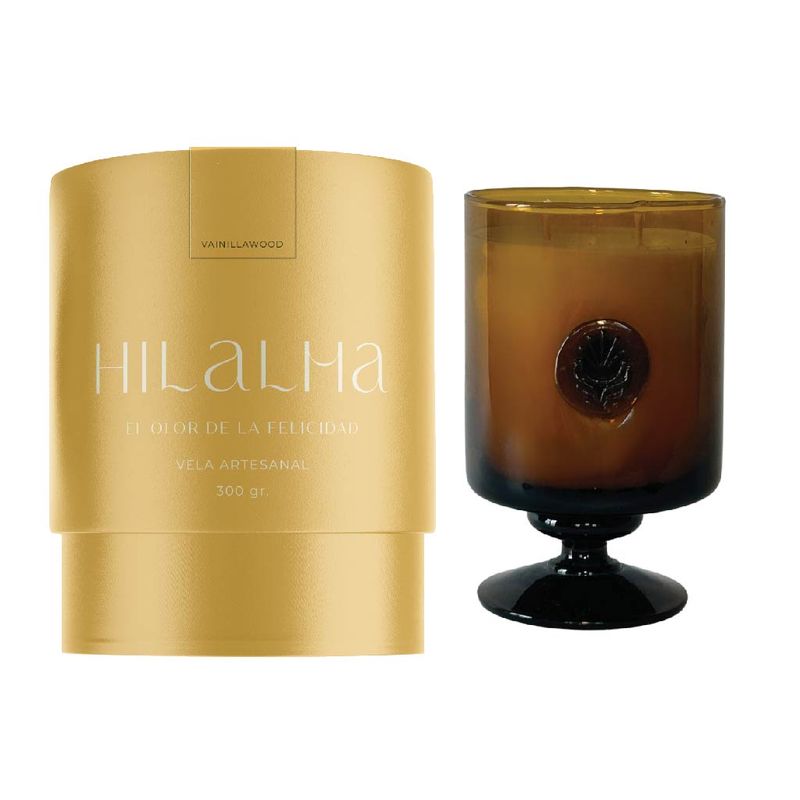 HILALMA - Vela Aromática Dulce de Vainilla 280 Gramos
