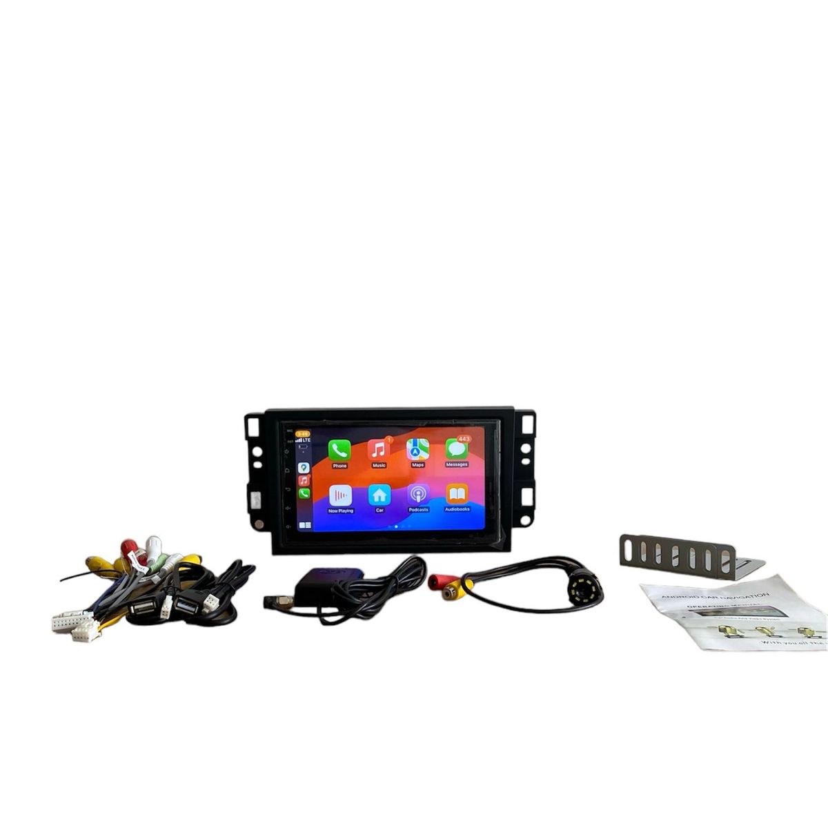 GENERICO - Radio pantalla Android 7 pulgadas AVEO CarPlay, Cámara de reversa