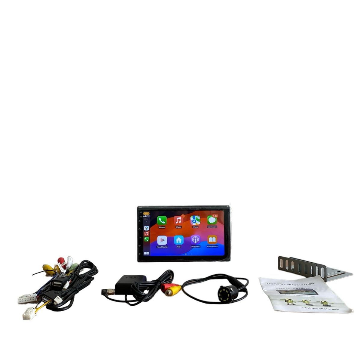 GENERICO - Radio pantalla Android 7 pulgadas CarPlay, Cámara de reversa