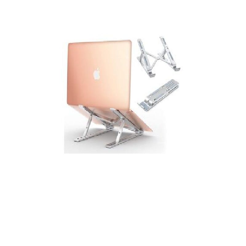 GENERICO - Base Soporte Portátil Laptop Plegable Color Plateado