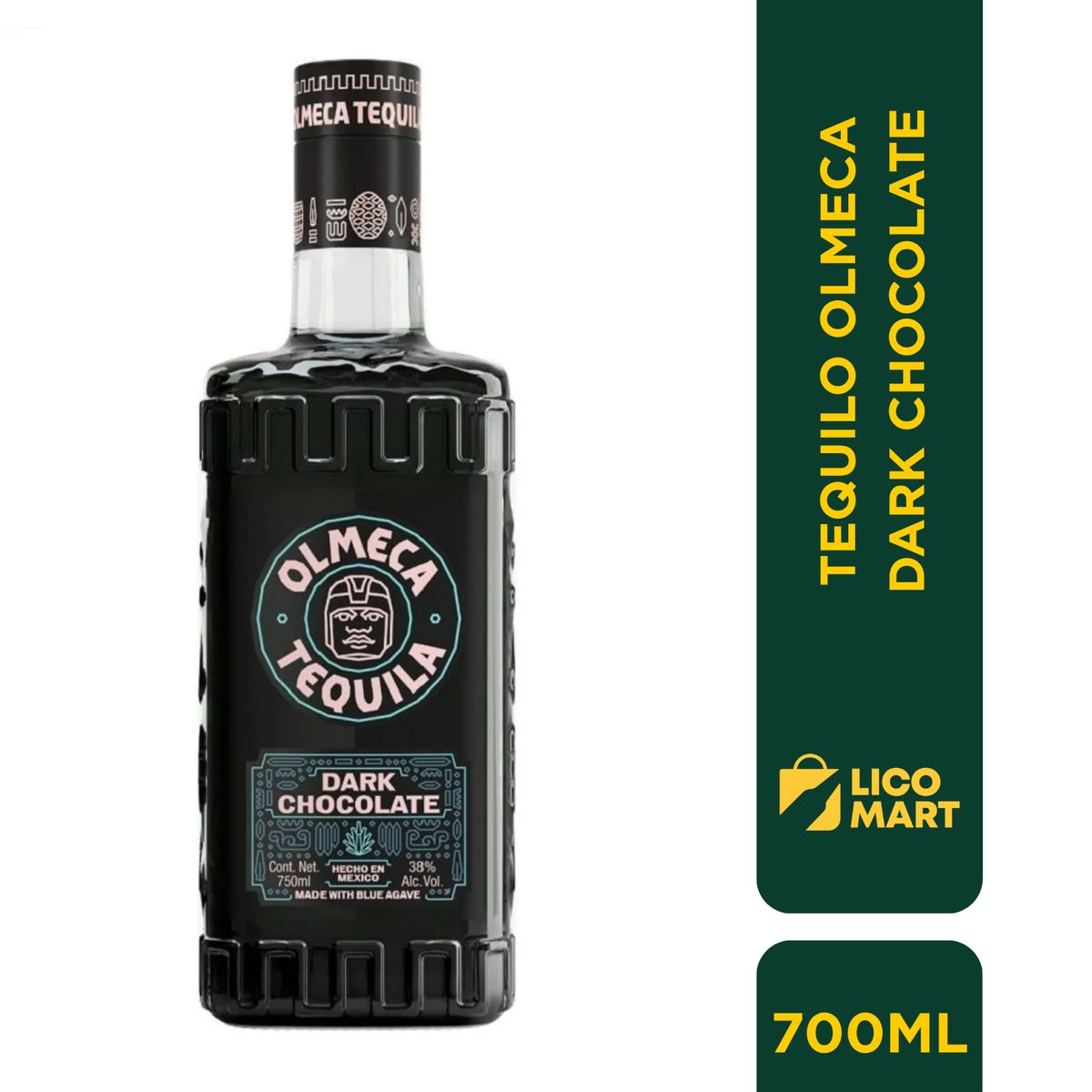 OLMECA - LICOR DE TEQUILA OLMECA SABOR DARK CHOCOLATE 700 ML