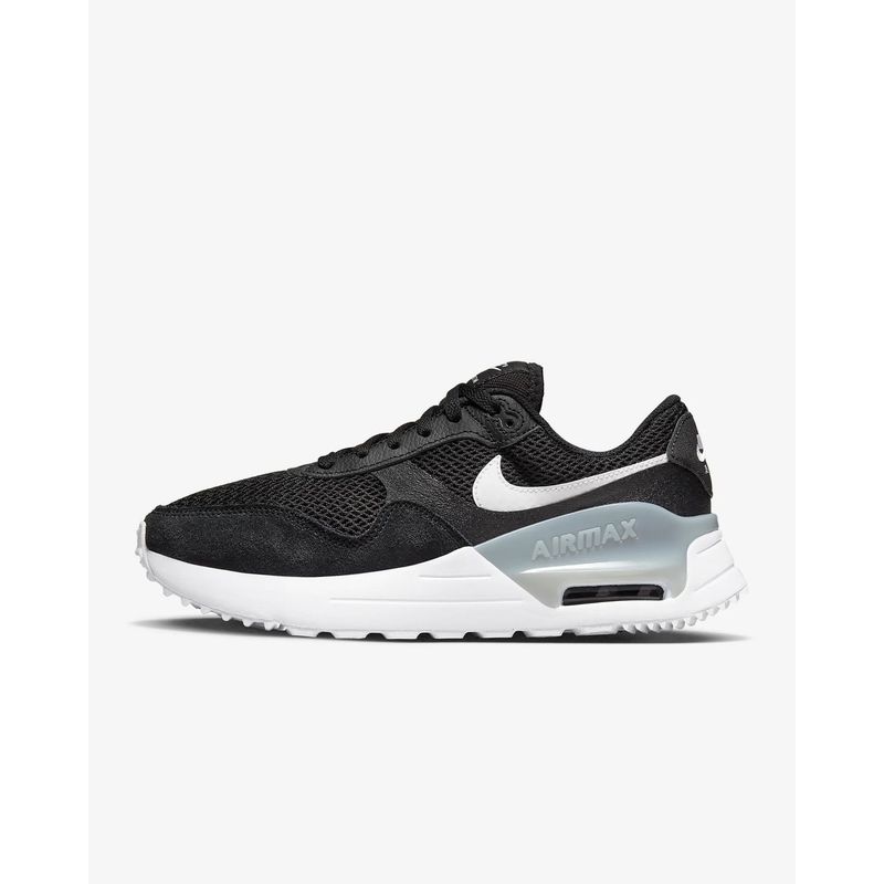 NIKE - TENIS NIKE MUJER AIR MAX SYSTEM NEGRO BLANCO