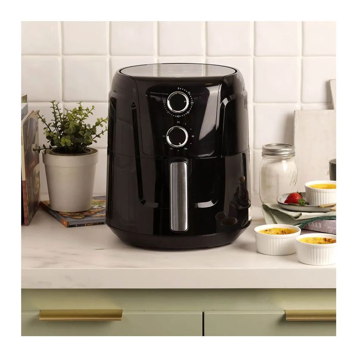 KALLEY - Freidora de aire kalley 4,5 litros k-maf45 -negro