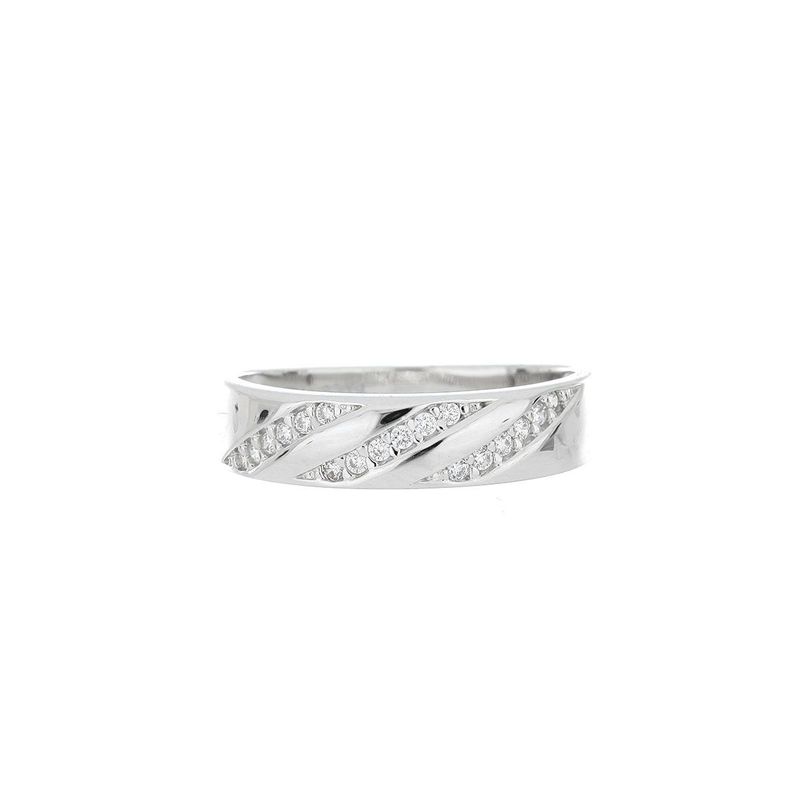 LUXURY TIME - ANILLO Plata 925 argolla zircoes_.
