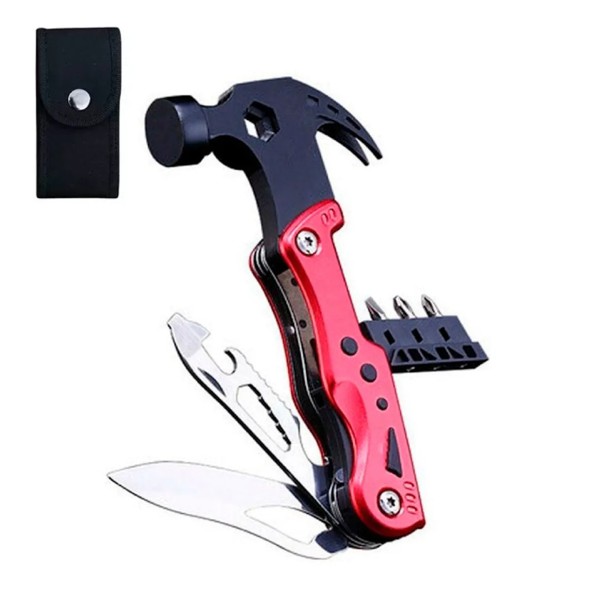 XIONG CHENG - Multiherramienta Portátil Multifuncional Martillo 7 En 1