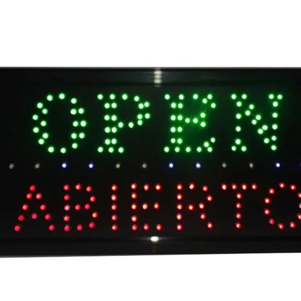 MOBLIHOUSE - Aviso LED 48X25 Open Abierto Moblihouse