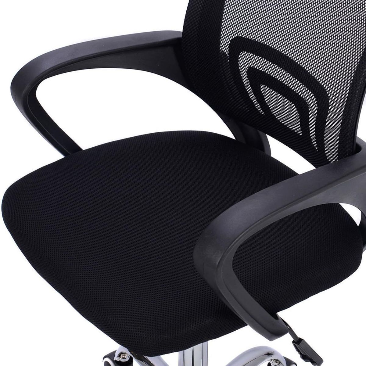 MOBLIHOUSE - Set X4 Silla De Oficina Secretarial Promoción Negra